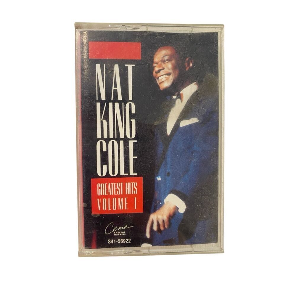 Nat King Cole Greatest Hits Volume 1 Cassette Tape CEMA S41-56922 Jazz Pop Album